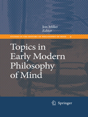 cover image of Topics in Early Modern Philosophy of Mind